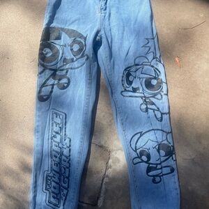 Blue Powerpuff Girls Jeans